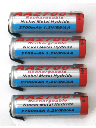 Lot de 8 LR06 / AA 2700 mAh avec languettes de soudage