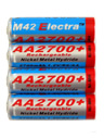 Lot de 4 LR06 / AA 2700 mAh